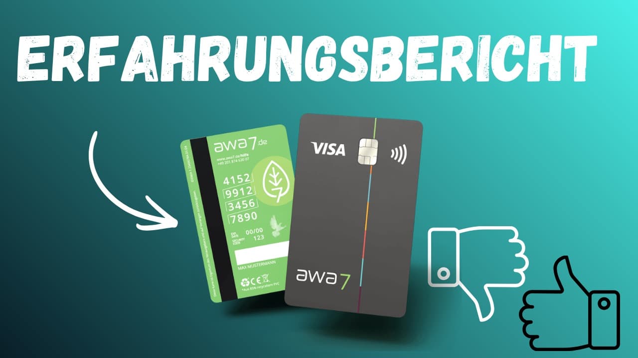awa7 Visa Kreditkarte der Hanseatic Bank